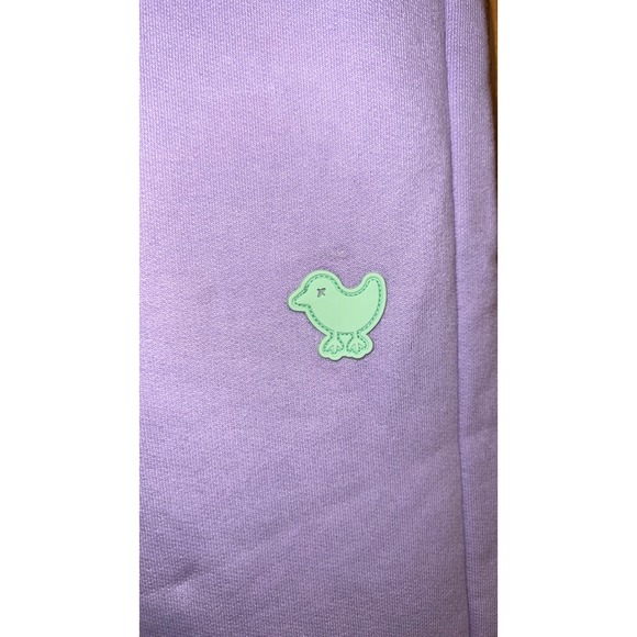 Bad Birdie Sweatpants Womens Small Purple Joggers Lavender Mint Drawcord - Picture 2 of 14